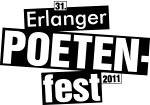 Logo 31. Erlanger Poetenfest 2011 schwarzweiss