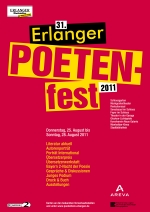 Plakatmotiv 31. Erlanger Poetenfest 2011 