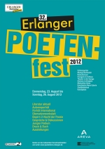 Plakatmotiv 32. Erlanger Poetenfest 2012