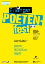Plakat 34. Erlanger Poetenfest 2014